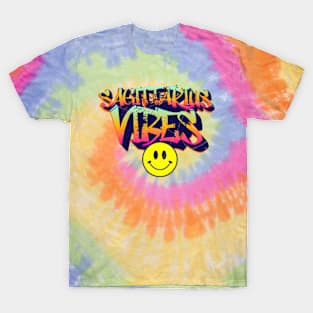 Sagittarius Vibes Graffiti Zodiac Birthday T-Shirt